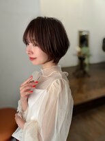 アンド ストーリーズ(&STORIES)&nbsp;ショートボブ髪型30代40代50代前髪あり前髪なし面長丸顔【倉田】