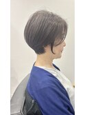 ショート ボブ 髪質改善 白髪ぼかし