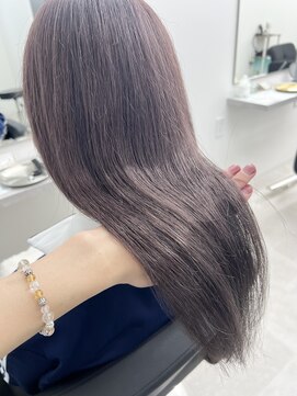 グルグル 札幌大通(GULGUL) ラベンダーブラウン × 透明感艶カラー