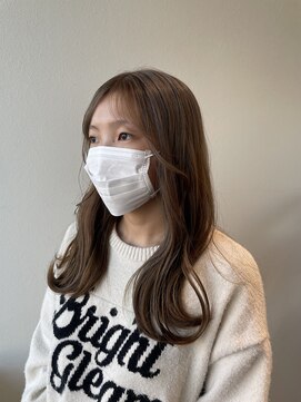 サラ ビューティー サイト 古賀店(SARA Beauty Sight) 20代30代/大人可愛い/ハイトーンカラー/グレージュ/寒色カラー