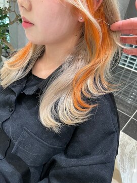 ロンド ジュルード 名古屋(Lond jeloud) 成人式はダブルカラー、インナーカラー♪