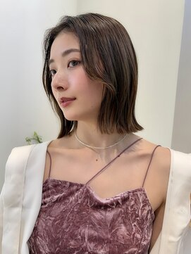 リンネテラス(Lin'ne terrace) 今っぽタイトなくびれボブ/くびれヘア/外ハネボブ/20代30代40代