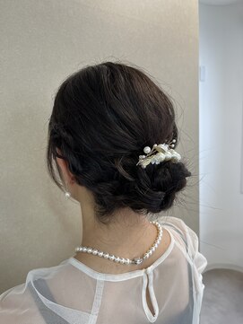 ロッコ 船橋駅(Rocco) ヘアセット/ゆるふわシニヨン/アップスタイル　船橋　船橋駅