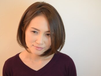 アイ美容室の写真/【青塚駅徒歩1分】丁寧な接客と技術で似合わせスタイルに。全員女性スタイリストの柔らかい雰囲気のサロン*