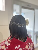 サニー 国府店(Sunny)&nbsp;短くてもダウンスタイルでオシャレに卒業式