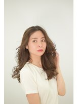松本平太郎美容室 銀座本店 イノアカラー×抜け感ロング/30代40代50代60代