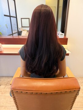 マーリャヘアー(mallia hair) レイヤースタイルレイヤーカットロングレイヤー小顔スタイル