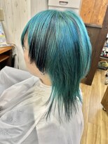 デザインカラー、ブルー、ターコイズ、ブラック