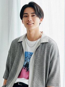 メンズ ガレット(Men's GALETTE) #マッシュショート　#センターパート