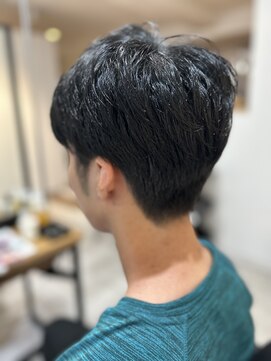 エフフォーユアヘアー(F for your hair) メンズショート ゆるめパーマ