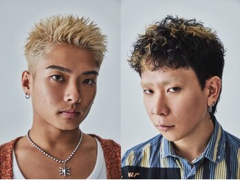 ダムディートウキョウヘアーラウンジ 上野店(DAMDEE TOKYO hair lounge)の写真/【モテ漢必見!自由自在】アレンジできるカラー/ブリーチカラーで,周囲の視線を引き寄せること間違いなし!