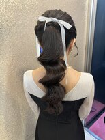 ヘアメイク マリア 福岡天神西通り(hair make MARIA)&nbsp;ウェーブポニー