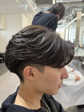 ビカムメンズヘアー 栄店(become men's hair) フェザーパーマ/曲がる縮毛矯正/ニュアンスパーマ