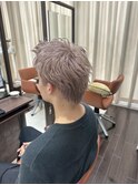 MEN’S HAIR/サーフカール/刈り上げセンターパート/成田