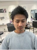 メンズカット/ブリーチ/ニュアンスパーマ/メンズハイライト/眉毛