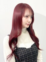 ルネラトーキョー(RUNERA TOKYO) ワインレッドカラーダブルカラー暖色系カラー