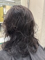 ノラ シブヤ(NORA) 小顔ミディアムパーマミディアムデジタルパーマボブパーマ前髪