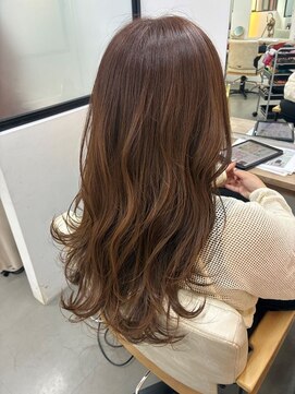 ヘアーアートシフォン 池袋西口店(Hair art chiffon) 濡れ髪ダークグレージュ透け感ハイライトニュアンスカラー池袋