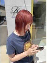 ロン(RON) 【ボブ×ハイトーンオレンジ】