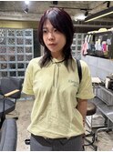 ワインレッド×ハッシュレイヤー