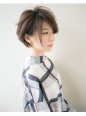【大人女性におすすめ】エレガントショート小顔ヘア