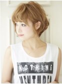 ふんわり☆くせ毛風ボブ