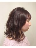 20代から30代の女性におすすめのゆるふわミディアムボブ