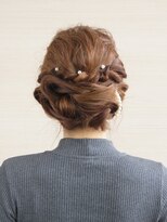 ヘナ ヘアサロン 花々 ヘアセット