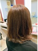 シンプル!切りっぱなしボブ