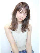 アフロート ルヴア(AFLOAT RUVUA)&nbsp;AFLOAT RUVUA　京佳『シースルーバングと外ハネのこなれミディ』