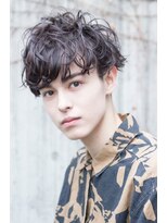 オースティン 門前仲町(AUSTIN)&nbsp;くせ毛風パーマ★ツーブロックショートレイヤー×ワイルドバング