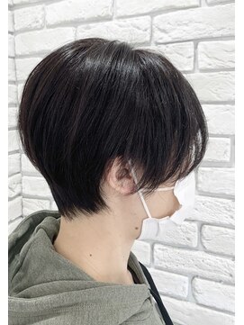 ヘアーデザイン デルタ(Hair Design Delta) ショート×シークレットハイライト
