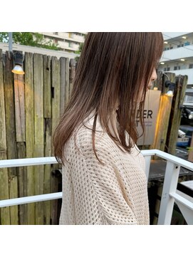 ミント(mint) ダブルカラーで柔らかさ◎グレージュ！