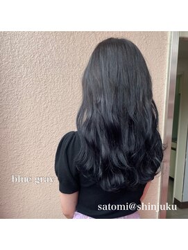 ワット 新宿店 【W-新宿店担当Satomi】大人地毛風暗髪ブルーグレーブラック就活