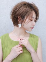 ルアン 上通り(ruen) ショートカット 熊本 ショートボブ くびれショートヘア 前髪なし