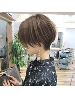 レンク(LENC) Coast.ハンサムショート×ベージュブラウン