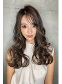 10代20代30代40代 ハイライトタップリのロングヘアー　藤沢