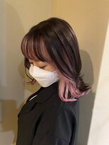 ゼン(Zen.) フェイスフレーミング×インナー×ピンク