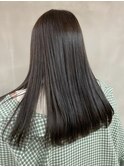 艶髪ヌードブラック/髪質改善/ストレート