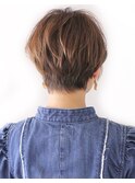 大人マニッシュショート/アッシュ/表参道/30代40代50代