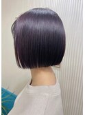 暗髪ボブ
