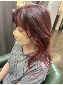 コーラルピンクヘアでハッピーに♪