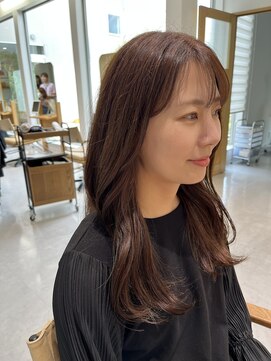 ヘアーアンドスパ メル(hair&spa m.e.l by origami) イルミナカラー×サンドベージュ