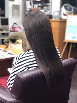 ファイン 滝川店(Fine) 20代30代40代ケア縮毛矯正　艶感ロングストレート