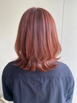 カシェ リタ ヘアー(CACHE'&RITA HAIR)&nbsp;くびれヘア○レイヤーボブ○オレンジ○オレンジブラウン