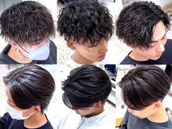 クアトログランシュ ひたちなか店(QUATRO×GranCieux)の写真/【おしゃれメンズの人気集中！】トレンドのパーマスタイルで垢抜けた印象へ★毎朝のお手入れもぐっと楽に♪
