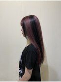 ツートンカラー ヤンデレカラー レッドブラック
