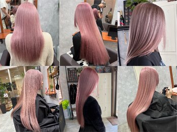 アンドケー 那覇小禄店(and K)の写真/メンテナンス～イメチェンまで◎カットはもちろん、ハイクオリティのカラーリングで毛先まで艶のある髪に♪