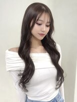 ユーフォリア 銀座(Euphoria)&nbsp;【Conomi】アッシュカラー 銀座 ロングレイヤー 顔周り 前髪