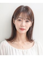 オリオリ ネイ(oli-oli ne'i)&nbsp;ナチュラルな外はねスタイル/ミルクティーベージュ/透明感カラー